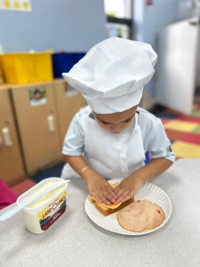 Child at Little Heaven Daycare